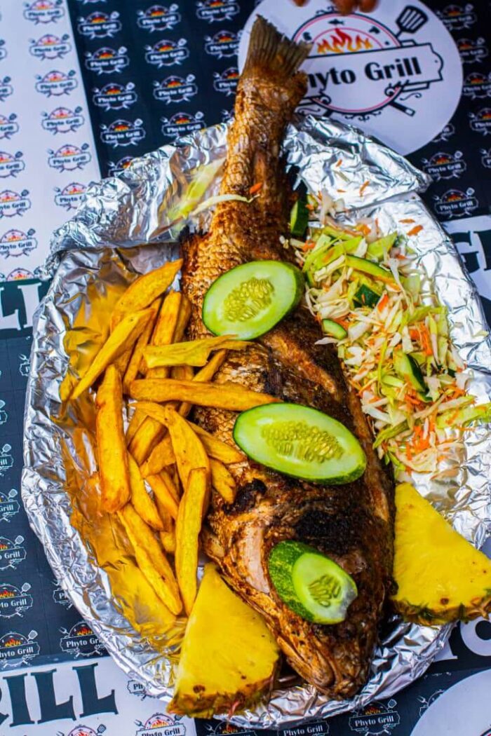 Grilled Croaker Fish